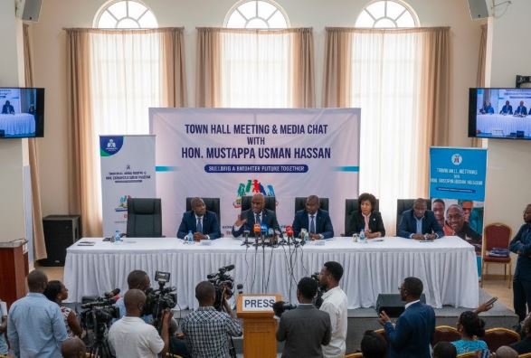 A Town Hall Meeting and Media Chat with Hon. Mustapha Usman Hassan